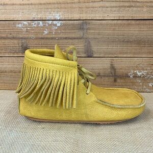 Ankle High Moccasins with Fringe NWOT